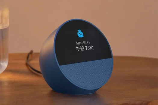 アマゾン Echo Spot(2024年発売) 新アラーム音と時計表示が魅力！