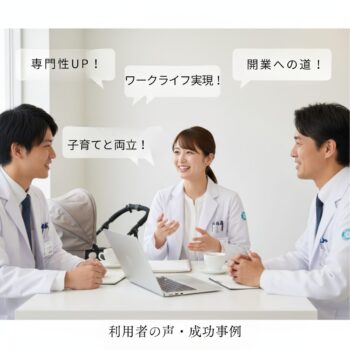 利用者の声・成功事例から見る「医師転職ドットコム」