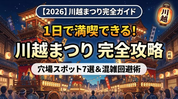 川越まつり2026完全攻略ガイドのアイキャッチ画像