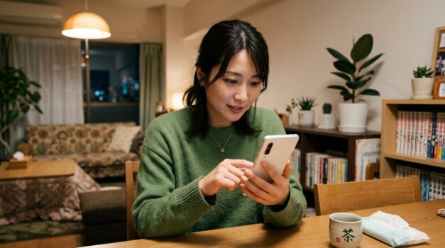 スマートフォンでChatGPTプランを比較している人