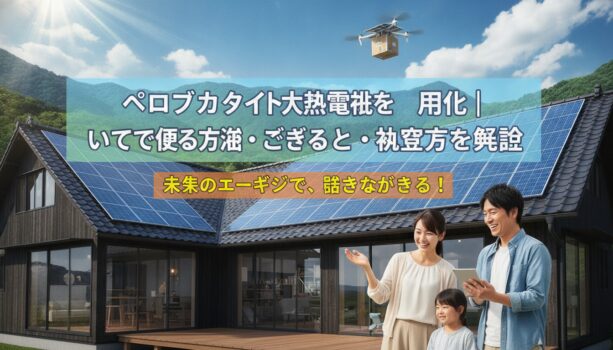 ペロブスカイト太陽電池の実用化に関するアイキャッチ画像