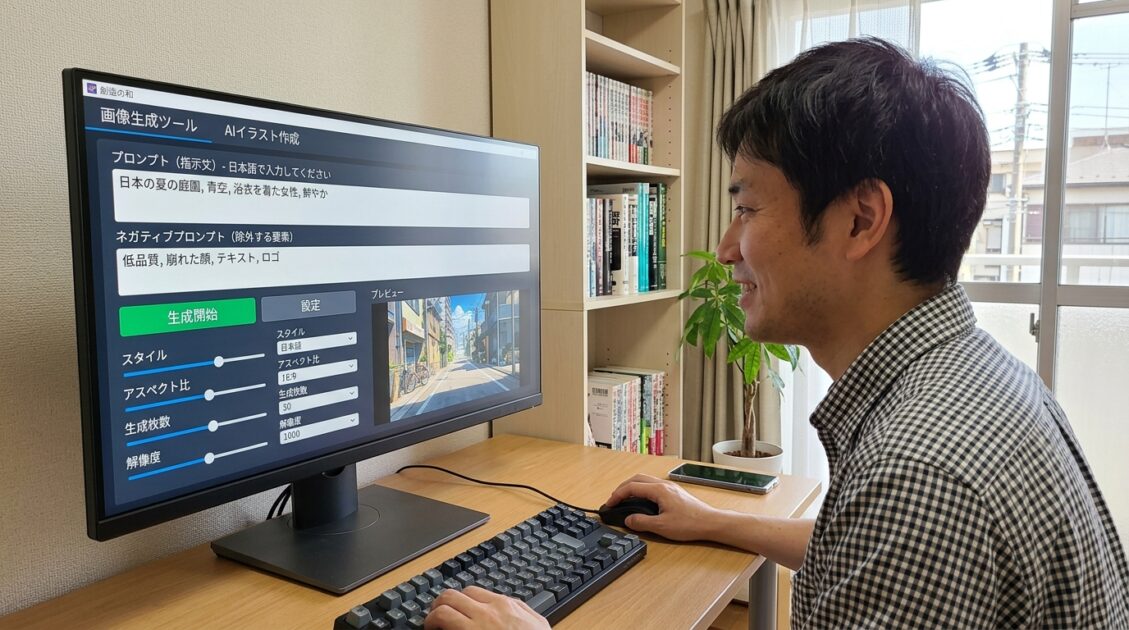 初心者向けのStable Diffusionインターフェース