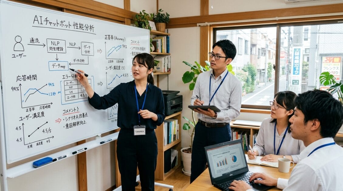 AIチャットボットの性能を分析する日本のプロフェッショナルチーム